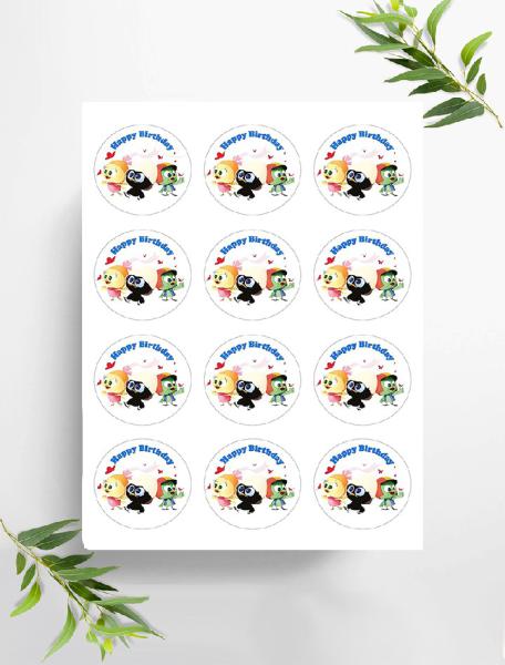 Calimero  Muffinaufleger, Ø ca. 6 cm, 0610x